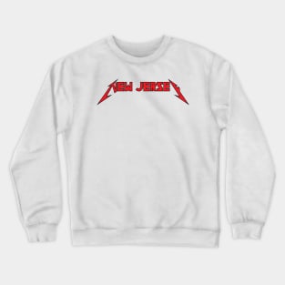 New Jersey - Typography Art Crewneck Sweatshirt